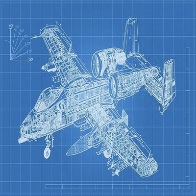 3D diagram of a plane